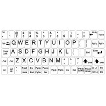 Etichete pentru tastaturi - set mare - fundal alb