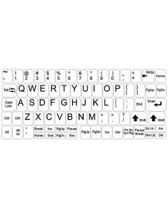 Etichete pentru tastaturi - set mare - fundal alb